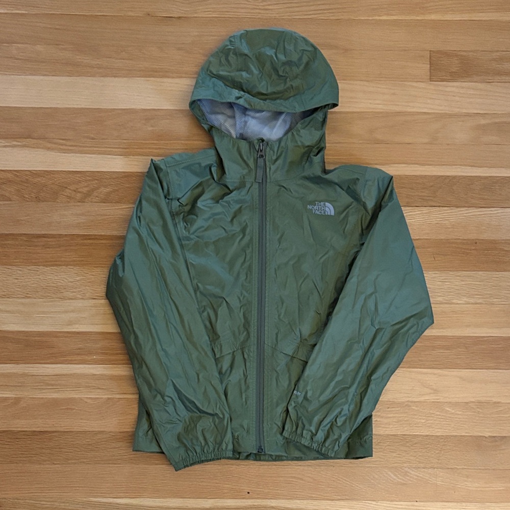 The North Face Olive Green Windbreaker